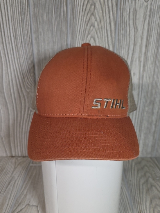 Stihl Other - Stihl Outfitters Burnt Orange Mesh Trucker Logo Hat Unisex Adult Adjustable Cap
